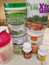Greens-in-shaker-cup-for-morning-energy-boost